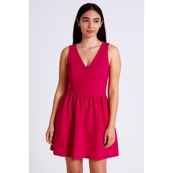 Soprano‎ Hot Pink Bow Back Dress - Size 10 - Picture 1 of 5